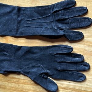 Vintage Suede Gloves 14”